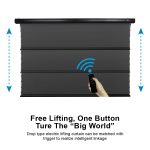 VIVIDSTORM ALR P Acoustically Transparent Slimline Motorised Drop Down Standard/Long Throw Projector Screen：圖片 7