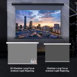VIVIDSTORM ALR Slimline Motorised Drop Down Standard/Long Throw Projector Screen：圖片 3