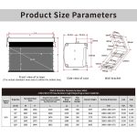 VIVIDSTORM PRO P Slimline ALR Acoustically Transparent Motorised Drop Down UST Projector Screen - 影像 4