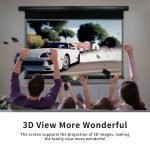 VIVIDSTORM PRO P Slimline ALR Acoustically Transparent Motorised Drop Down UST Projector Screen - 影像 6