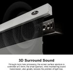 VIVIDSTORM PRO PA Acoustically Transparent Slimline Motorised Drop Down Projector Screen for Ceiling Mounted UST Laser Projector - 影像 4