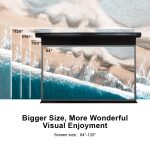 VIVIDSTORM PRO PA Acoustically Transparent Slimline Motorised Drop Down Projector Screen for Ceiling Mounted UST Laser Projector - 影像 6