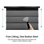 VIVIDSTORM PRO PA Acoustically Transparent Slimline Motorised Drop Down Projector Screen for Ceiling Mounted UST Laser Projector - 影像 10