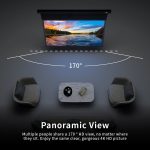 VIVIDSTORM PRO PA Acoustically Transparent Slimline Motorised Drop Down Projector Screen for Ceiling Mounted UST Laser Projector - 影像 13