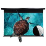 VIVIDSTORM PRO Slimline ALR Motorised Drop Down UST Projector Screen