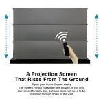 VIVIDSTORM S ALR P Acoustically Transparent Motorised Floor Rising Standard/Long Throw Projector Screen：圖片 8