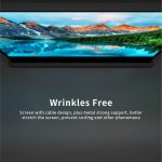 VIVIDSTORM S White Cinema P Acoustically Transparent Motorised Floor Rising Projector Screen - Image 10