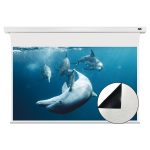 VIVIDSTORM Slimline Cinema White Motorised Drop Down Projector Screen：圖片 2