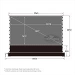 VIVIDSTORM 130" S Pro Plus Motorised Tension Floor Rising CLR/ALR Projector Screen - 影像 3