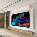 Luxe Vision PixelPro Motorised Fresnel ALR Drop-Down Screen for Long-Throw Triple-Laser Projectors：圖片 2