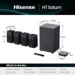 Hisense HT Saturn 4.1.2Ch Dolby ATMOS Soundbar with Wireless Subwoofer：圖片 2