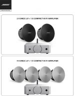 BOSE Professional DesignMax DM2C-LP In-Ceiling Loudspeaker + Luxe Vision Compact Amplifier Sound System - Image 10