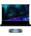 BUNDLE AWOL Vision Aetherion Max RGB Laser 4K UST Projector with VIVIDSTORM S PRO motorised floor rising CLR/ALR projector screen