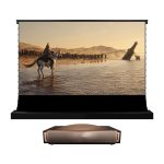 BUNDLE Hisense L9Q Pro 4K UST Projector + VIVIDSTORM S Pro Motorised Floor Rising CLR/ALR Projector Screen Package Deal
