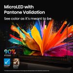 Hisense 136MX 136 inch MicroLED Display - Pantone validated colour accuracy with 90% BT.2020